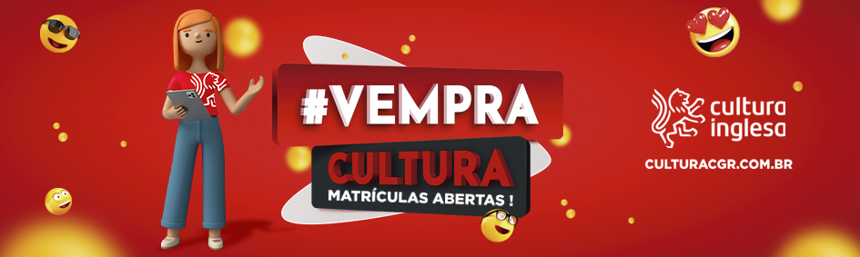 Curso de Inglês é na Cultura Inglesa